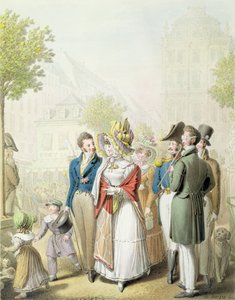 チュイルリー公園、「Tableau de Paris」 作： Georg Emanuel Opitz